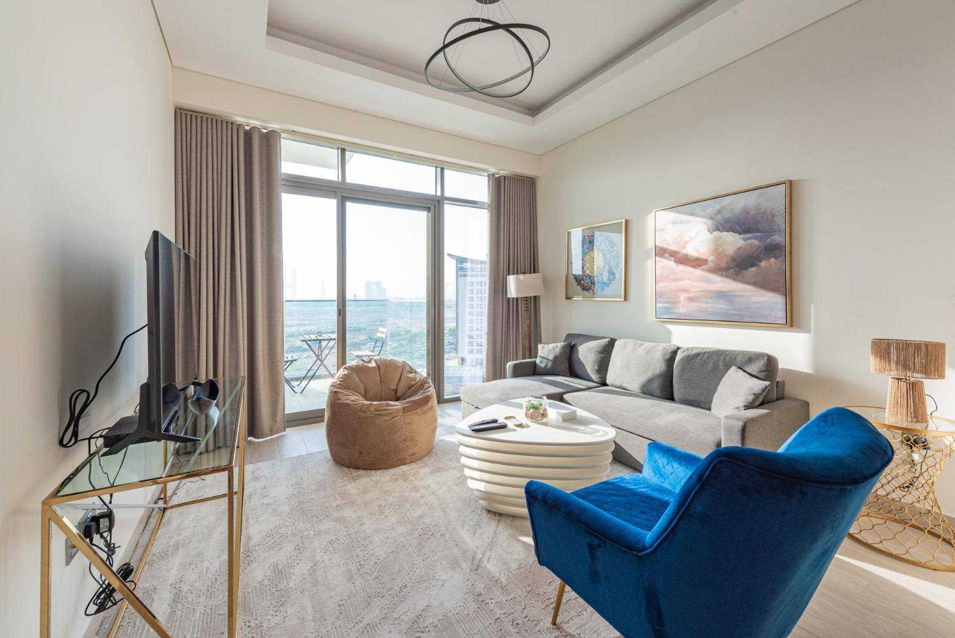 Appartamento Cozy & Convenient 1Br Haven In Al Jaddaf Dubai Esterno foto